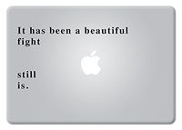 Charles Bukowski Quote Apple Macbook Laptop Decal Vinyl Sticker Apple Mac Air Pro Retina
