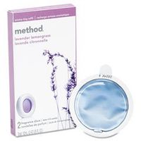 Method Aroma Diffuser Ring Refill, Lavender Lemongrass, Two Fragrance Discs