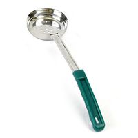 Excellante Portion Controllers Cooking Spoon, 2 Piece Mold, 6 oz, Green Handle