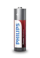 Philips Power Alkaline Battery AA 24-Value Pack (LR6P24PC/27) BB Date: 01-2028