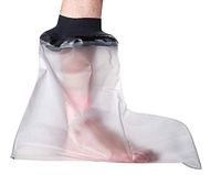 Waterproof Foot Cast Protector, Adult Foot Cast Covers for Shower Keep Cast and Bandage Dry Seal Protetcion for Cast, Wound, and Surgery