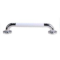 Bathroom safety rails Bathroom handrails, bathroom Non-slip Safety Stainless steel armrest (Color : White, Size : 48cm)