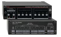 RDL RU-ADA4D Audio Distribution Amplifier 1/3 Rack, 10 k937 Balanced or Unbalanced Input Impedance - No Power Supply Included