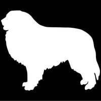Great Pyrenees Dog Decal Sticker (White), Decal Sticker Vinyl Car Home Truck Window Laptop