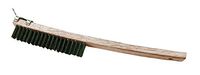 Update International BRW-20HD 20" Long Handle Wire Brush with Scraper, Wood Block & S/Bristal