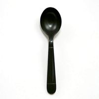 Empress Polystyrene Black soupspoon, 1000 per case