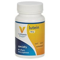 The Vitamin Shoppe Lutein 6MG Antioxidant That Supports Eye Health, Skin Vision, Once Daily (60 Softgels)