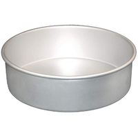 Fat Daddio's PRD-74 Round Cake Pan Anodized Aluminum, 7 x 4 Inch, Silver