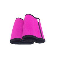 ROSENICE Elastic Sweat Absorption Armband Sleeve for Exercise 1Pair Size L(Rosy Lining)