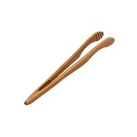 Xdodnev Kongfu Tea Tongs Clip Wooden Bacon Tong Bamboo Salad Kitchen Food Toast Tweezer Clamp Kitchen Gadget Tools