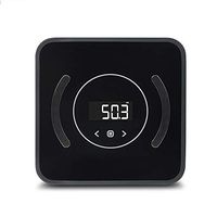 YHML Smart Bluetooth Body Fat Scale, BMI Scale Digital Bathroom Wireless Scale, Body Composition Analyzer with Smartphone App,Black