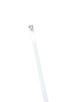 Industro 15-1/2" Nylon Reusable Cable Ties, White - 100 Pack
