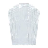 SNL Quality Zip Lock Reclosable Clear Disposable Plastic Bags, Strong | 3" X 12" - 2 MIL - 100 Bags