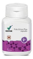 Vestige Folic & Iron Plus 120 Capsules (Pack of 2)