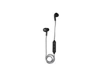 Kikkerland Wireless Cotton Braided Earbuds, Black