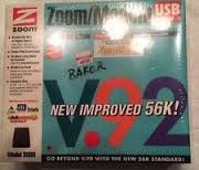 Zoom 3090-00-00 V.92 / V.44 USB External Controllerless Fax Modem