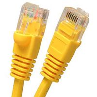 20Ft Cat.5e Molded Snagless Patch Cable Yellow