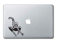 Spiderman Full Body Marvel Superhero Printed Clear Vinyl Decal Sticker Compatible with Apple MacBook Pro Air 11" 12" 13" 15" All Years Laptop Trackpad Keyboard (11", 12" MacBook)
