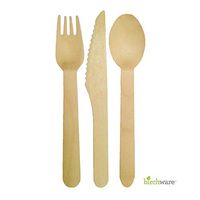 Birchware Classic - 100 - Forks, 100 - Spoons, 100 - Knives