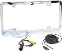 Boyo VTL275 Rear-view camera with chrome license plate frame