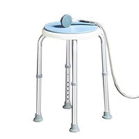 Rotatable Bath Chair Aluminum Alloy Bathroom 360 Degree Rotating Bath Chair Old Non-Slip Pregnant Women Shower Stool