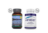 E3Live Enzymes Supreme, 3 Bottle of 50g Powder with Zanocap Scientific Weight Loss 1 Bottle