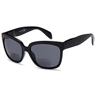 VVDQELLA Bifocal Sunglasses Reading Glasses with UV Protection Spring Legs for Men and Women（Grey, 1.50）