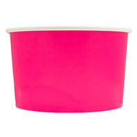 Valentine's Day Pink Paper Ice Cream Cups - Large 20 oz Dessert Bowls - Perfect For Your Yummy Food & Treats - Frozen Dessert Supplies - 600 Count
