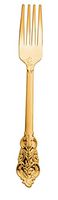 Gold Shiny Plastic Forks - 120 Forks