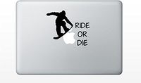 MacBook Snowboard Ride or die Decal Sticker pro air 11 13 15 17