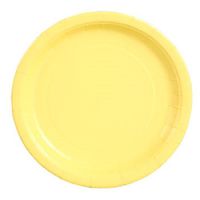 Yellow, 7" Round-24 Count