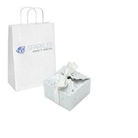 Sparkles Make It Special 200-pcs Medium Ribbon Favor Candy Boxes Wedding Gift Candy Boxes Silver