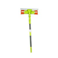 Stainless Steel All-Purpose Squeegee Scratch Rub Synchronize Rotatable Telescopic For Floor Mirror Car Window Glass Cleaner Green 12625.5cm