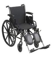 McKesson Lightweight Wheelchair Steel 16"W Swing-Away Footrest 146-K316DDA-ELR