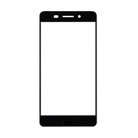 JUNXI Phone case Phone Cover Front Screen Outer Glass Lens for Nokia 6(Black) Full Coverage and HD Clear (Color : Black)