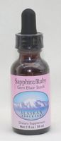 Alaskan Essences Sapphire/Ruby Gem Elixir Stock Dietary Supplement 1 oz Size