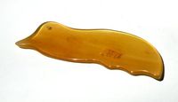 Hand Held Massage Tool(1pc Only Special Unique Custom Made, 5.75" L x 1.75" W)-100% Hand-Made Unique & Collectible Natural Buffalo Horn Guasha.