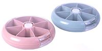 Weekly Round Pill Organizer Set of 2