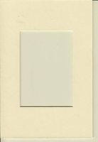 Pack of 10 5x7 Cream Picture Mats with White Core Bevel Cut for 2.5 X 3.5 Aceo or Sport Card