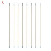 Tuscom Dryer Cleaning Brush Extension Rods Extends Up to 16 Feet Synthetic Brush Head Extender Rods - Dryer Replacement Parts (8 Pieces)