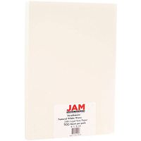 JAM PAPER Legal Strathmore 24lb Paper - 8.5 x 14 - Nautral White Wove - 500 Sheets/Ream