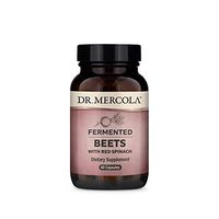 Dr. Mercola Fermented Beets with Red Spinach Dietary Supplement, 30 Servings (60 Capsules), non GMO, Soy Free, Gluten Free