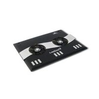 Vantec LapCool 3 LPC-401 Dual Silent Fans Notebook Cooler (Black)