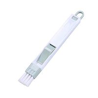 KOBWA 2-in-1 Multi-Functional Gap Cleaning Brushes Tools,Gap Brush Cleaner for Window Track Groove,Laptop,Keyboard and Kitchen Door. (Window Groove Brush Kit + with Dustpan) Mini Blind Cleaner Brush.