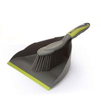 Fashion Cleaning Tools Mini Broom and Shovel Ergonomic Handles Convenient Sofa and Desk Pet House Cleaning (gray)