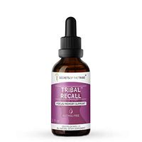 Tribal Recall Alcohol-Free Extract, Tincture, Glycerite Gotu Kola, Eleuthero Siberian Ginseng, Rosemary, Ashwagandha, Lemon Balm, Ginkgo Biloba. Memory Support (2 FL OZ)