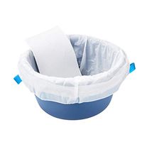 HEALIFTY Disposable Commode Liners Pail Bags with Super Water Absorbent Pads 20PCS