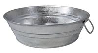 Behrens 105LFT Flat Steel Tub, 3-Gal. - Quantity 6