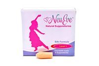 NeuEve® Suppository Silk Formula (Level 1 for Starters) – Hormones Free – for Vaginal Dryness, Painful Sex & Itching – Natural Moisturizer, Lube & Deodorant (Refrigerate Before Use in Hot Weather)