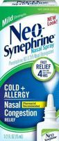Neo-Synephrine Neo-Synephrine Nasal Spray Mild Formula, 0.5 oz (Pack of 2)